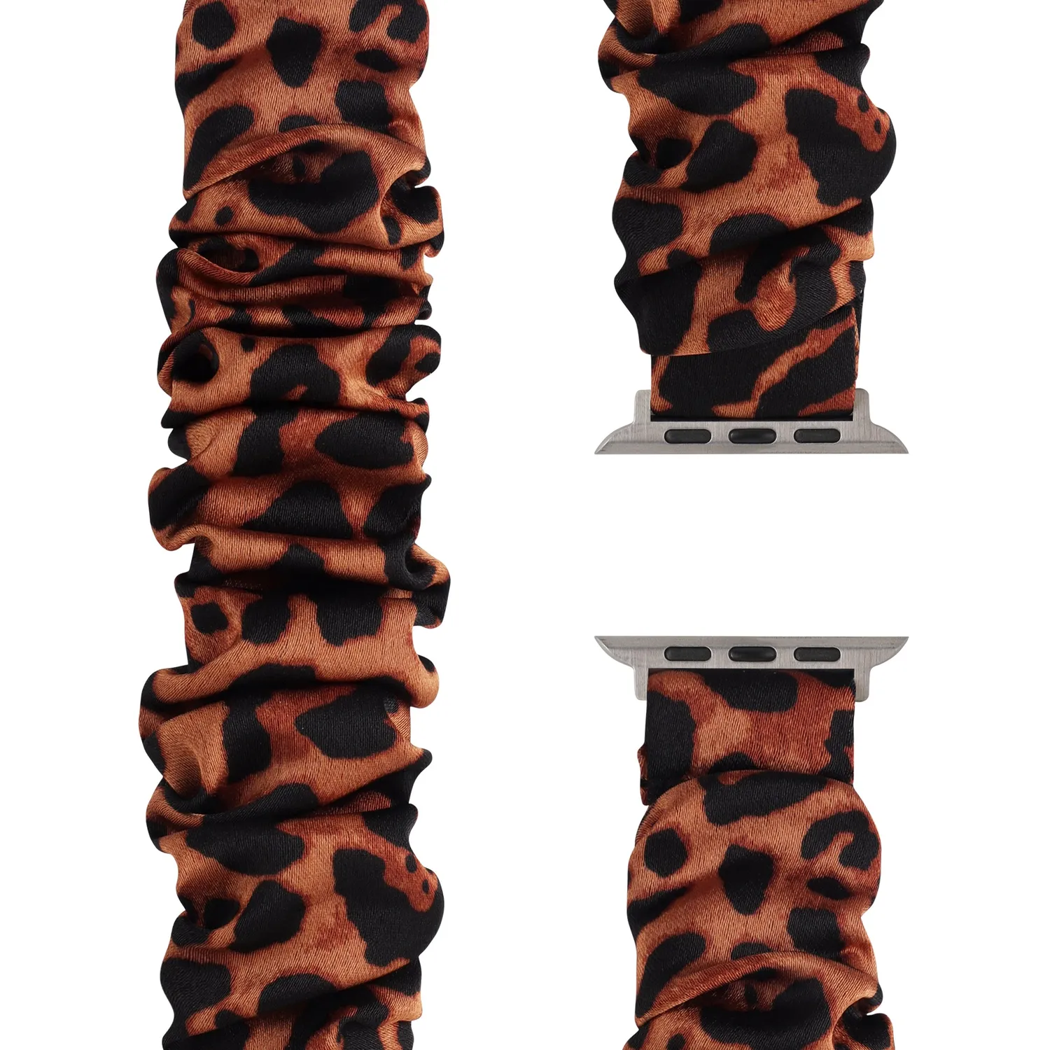 arktis Elanora Scrunchie Apple Watch Armband Leopard elastisch