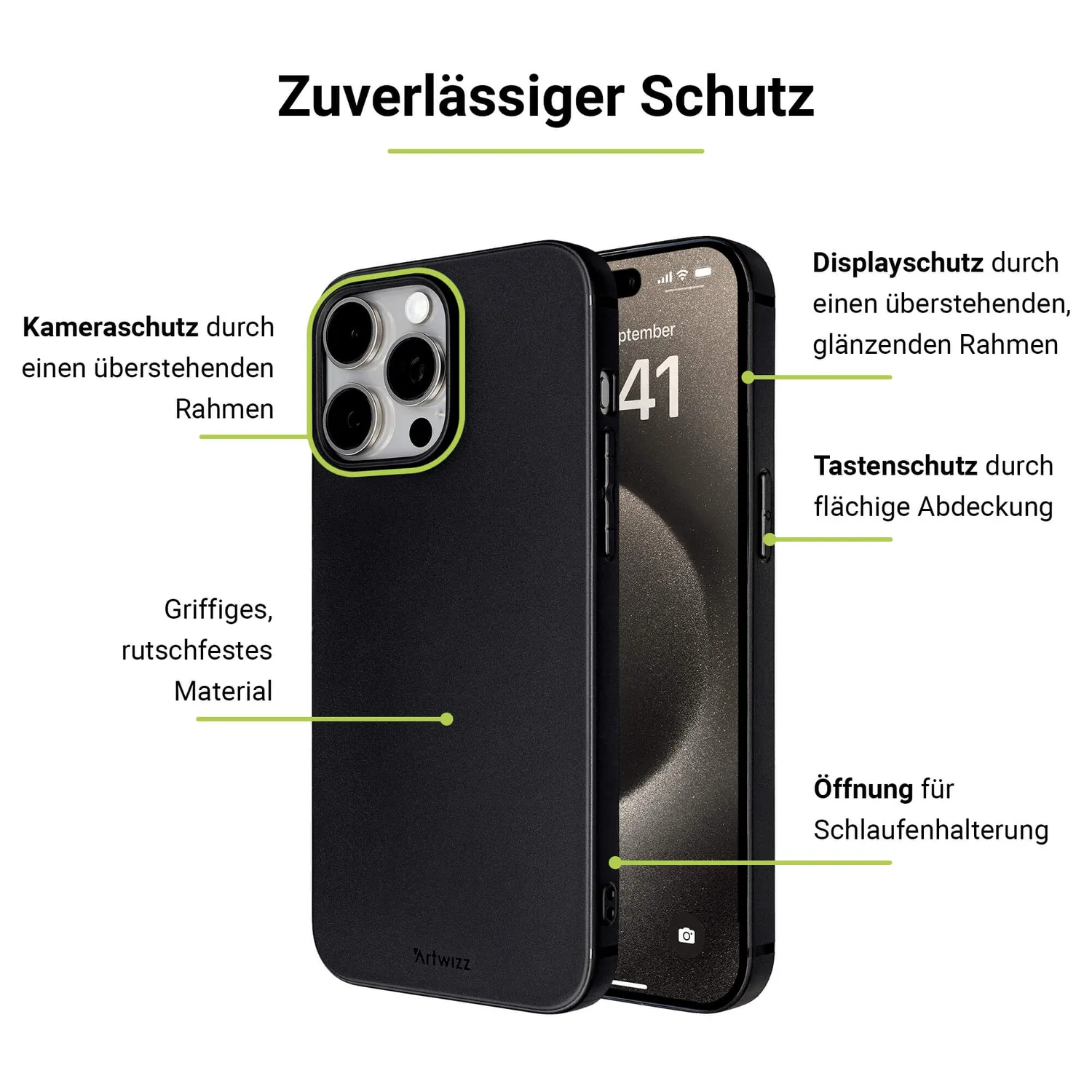 Artwizz TPU Case iPhone 16 Pro Max Hülle schlank klar