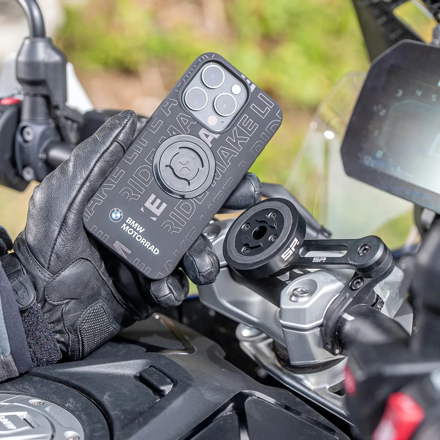 SP Connect BMW Motorrad Phone Case Handyhülle Pattern