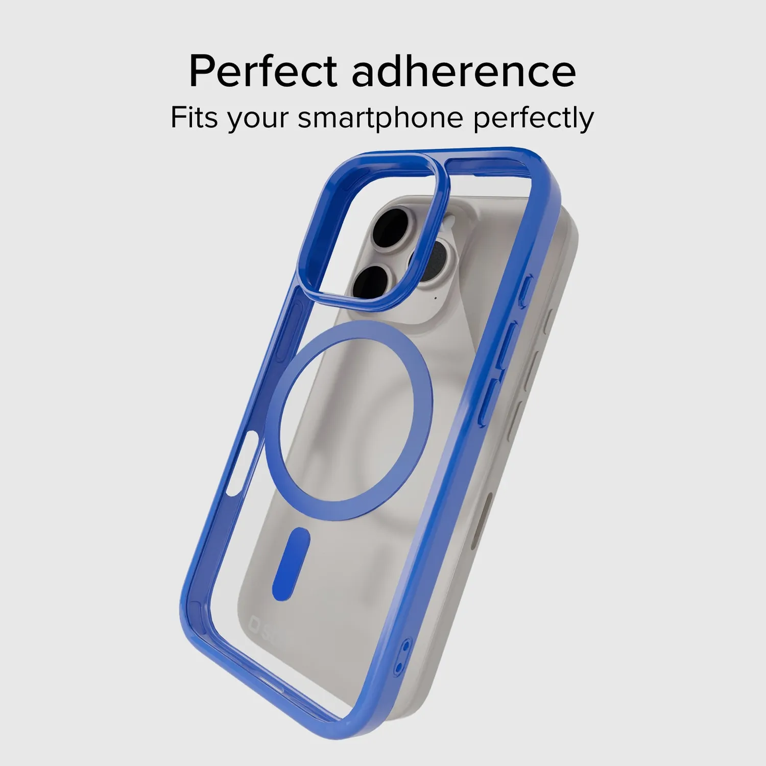 SBS iPhone 16 Pro Hülle MagSafe transparent Blau