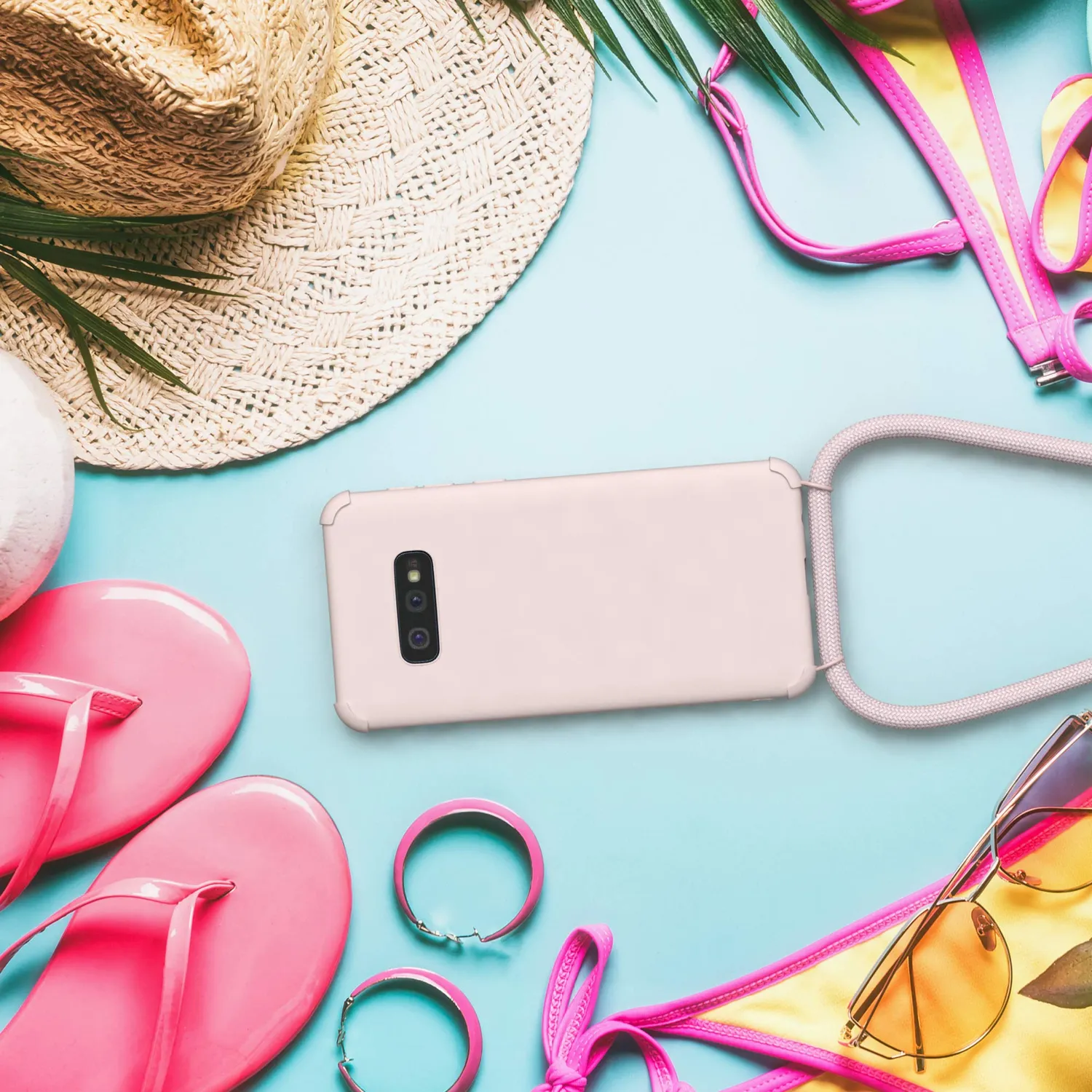 EAZY CASE Classic Galaxy S10e Handykette Altrosa Silikon