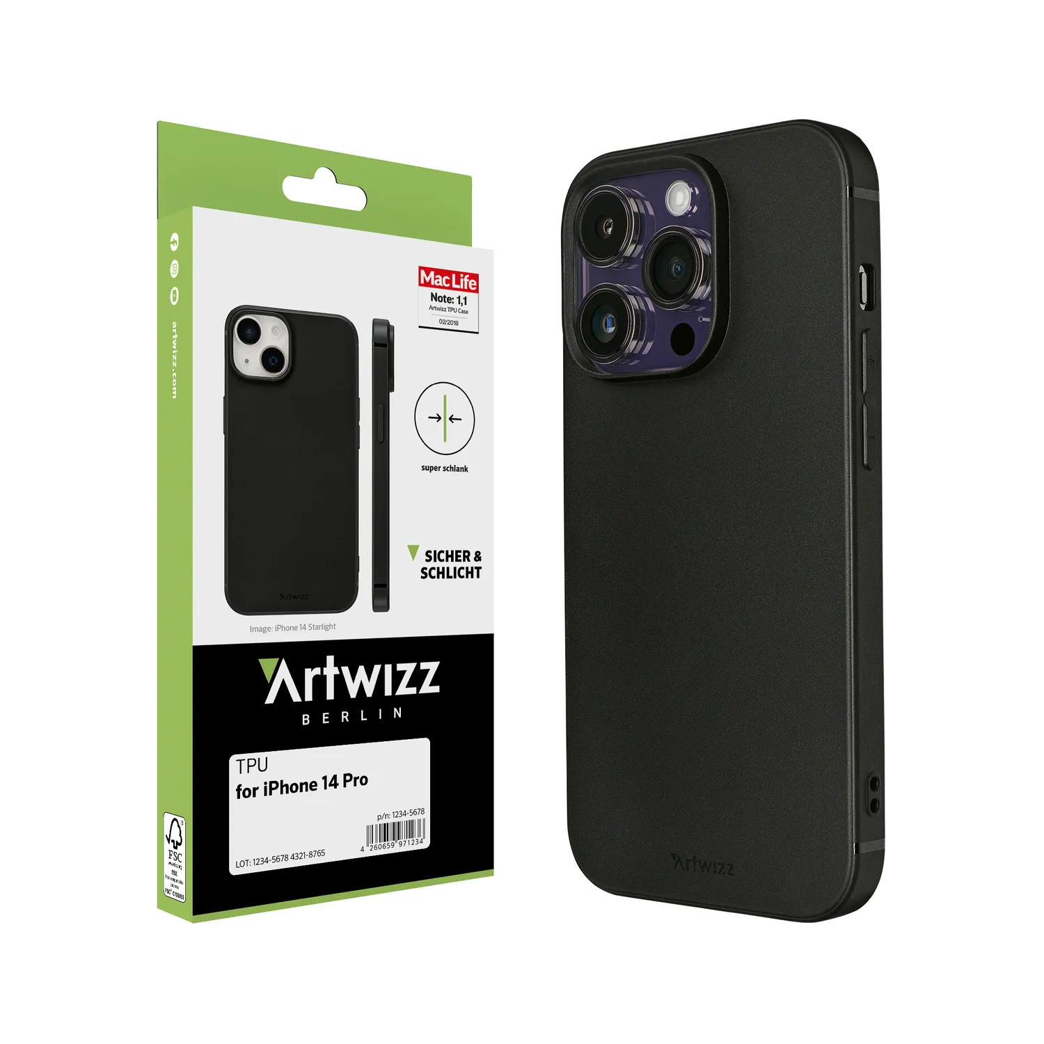 Artwizz TPU Case iPhone 14 Pro Handyhülle matt