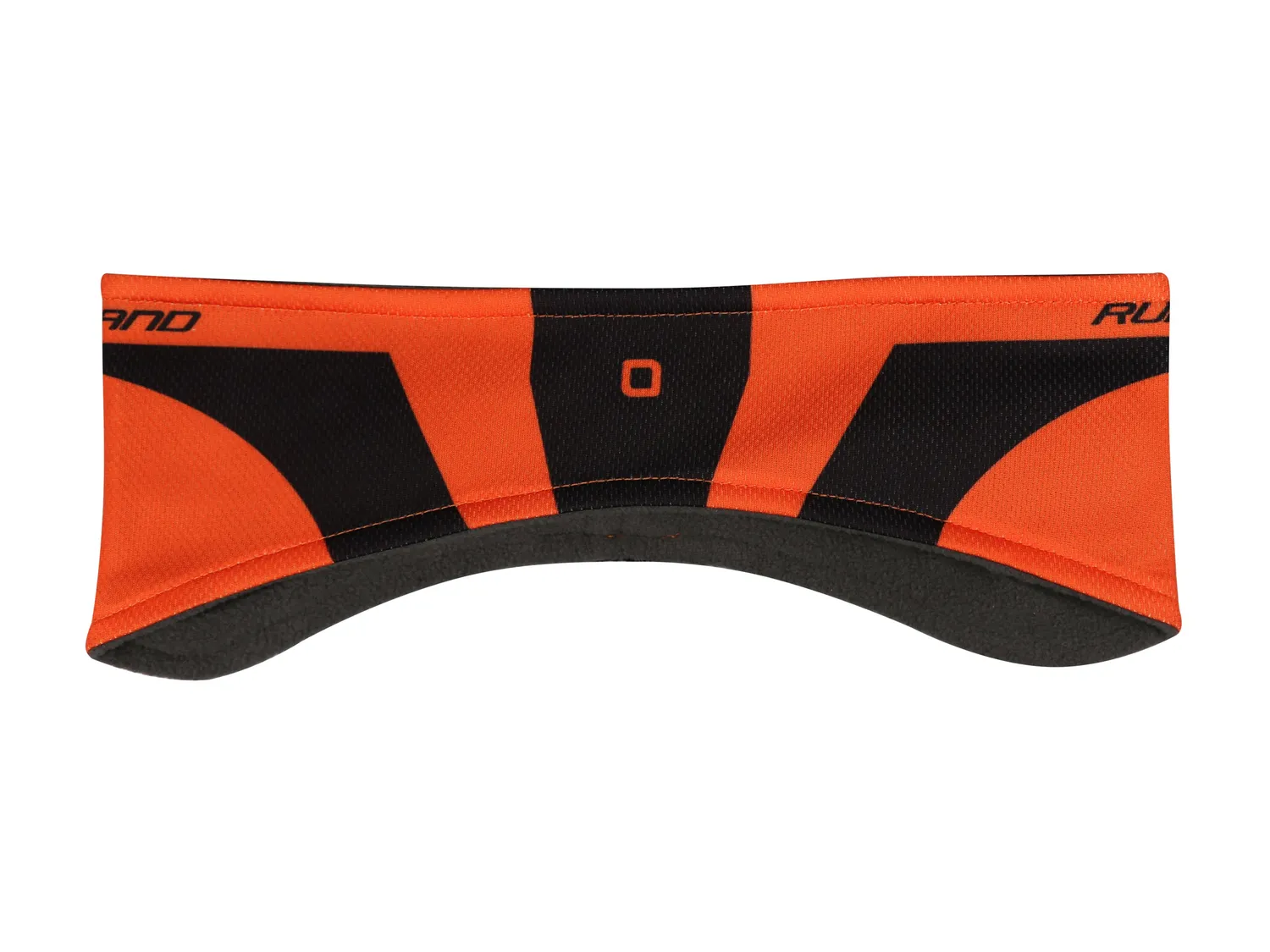 SBS Runner Sport-Stirnband Orange mit Kopfhörer