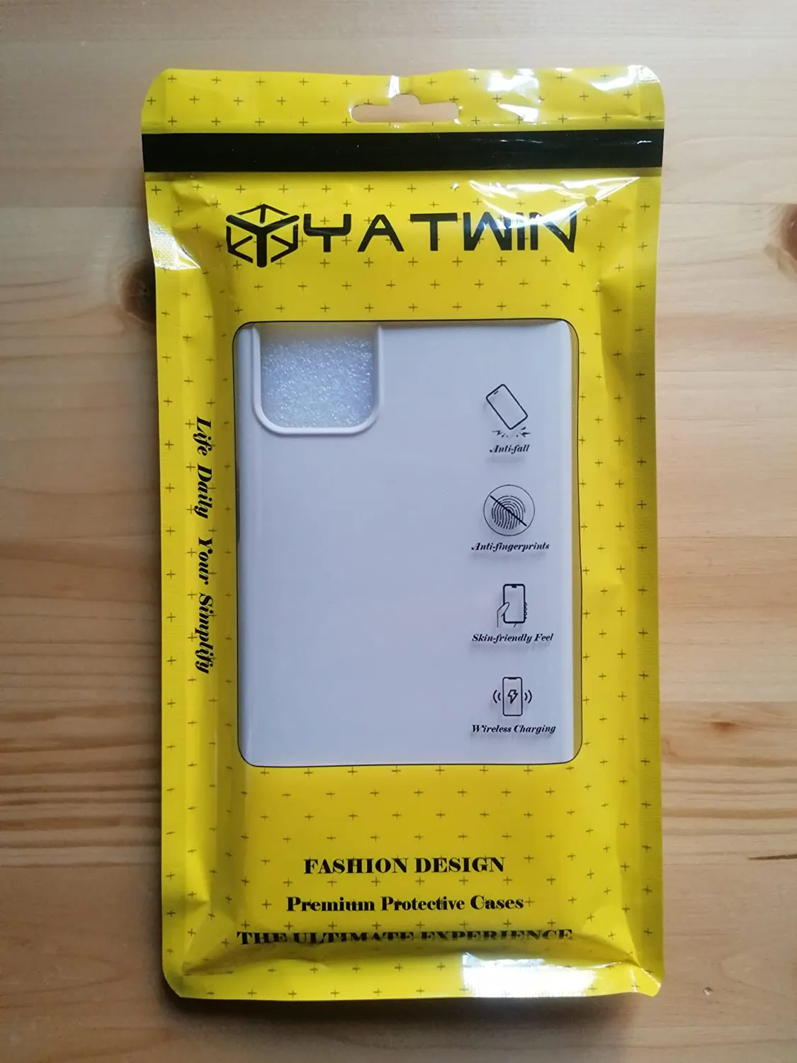 YATWIN Galaxy A32 5G Hülle Silikon schwarz dünn