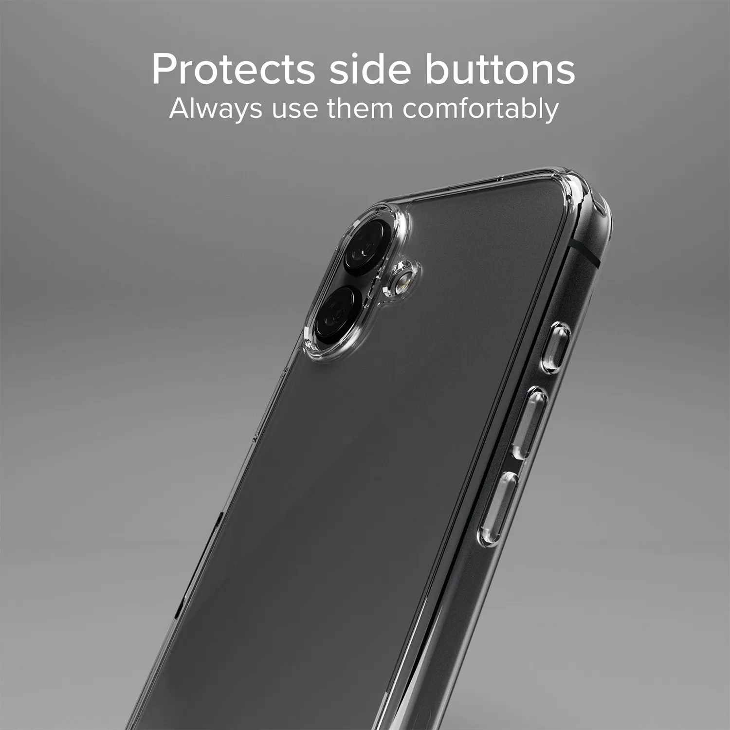 SBS D3O Handyhülle iPhone 16 transparent stoßfest