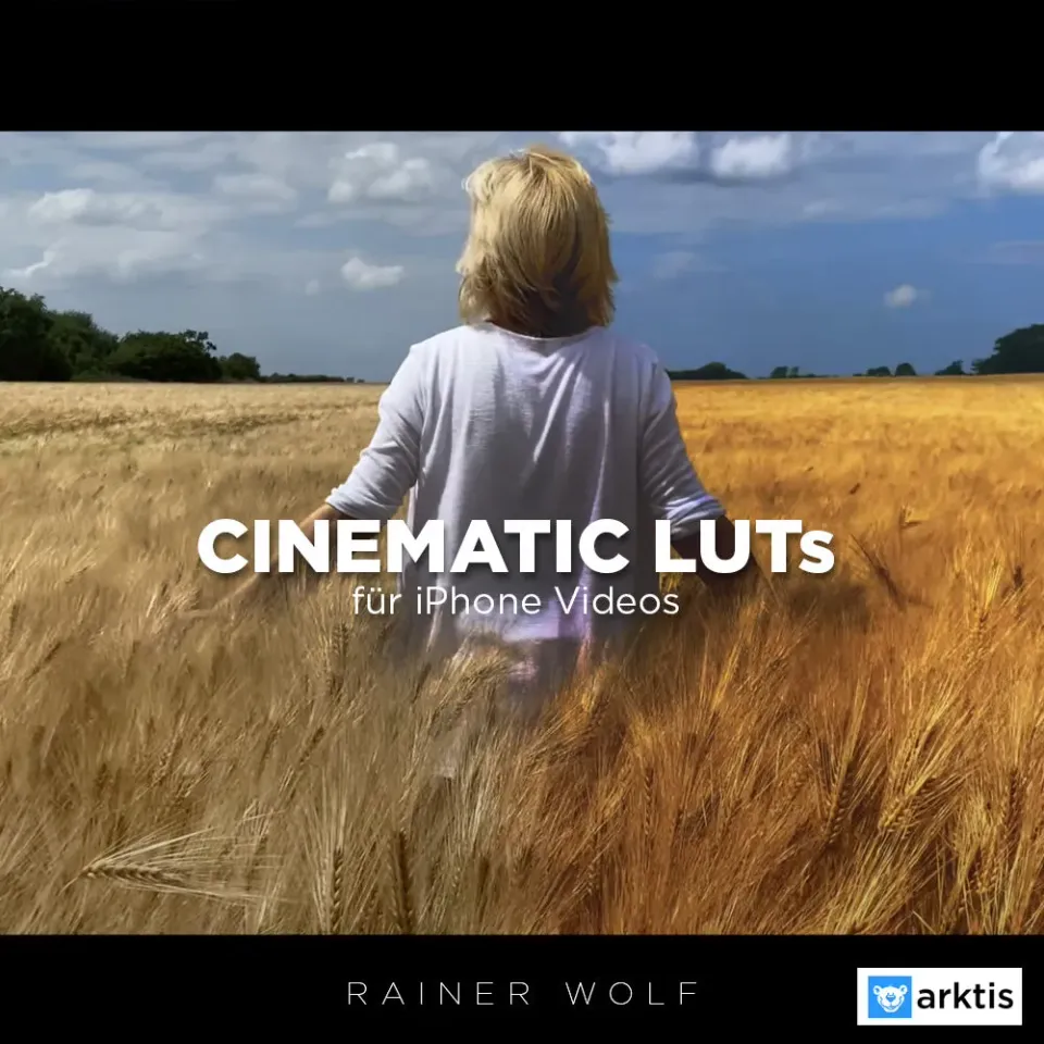 arktis iPhone Cinematic LUTs Paket Kinolook 70+