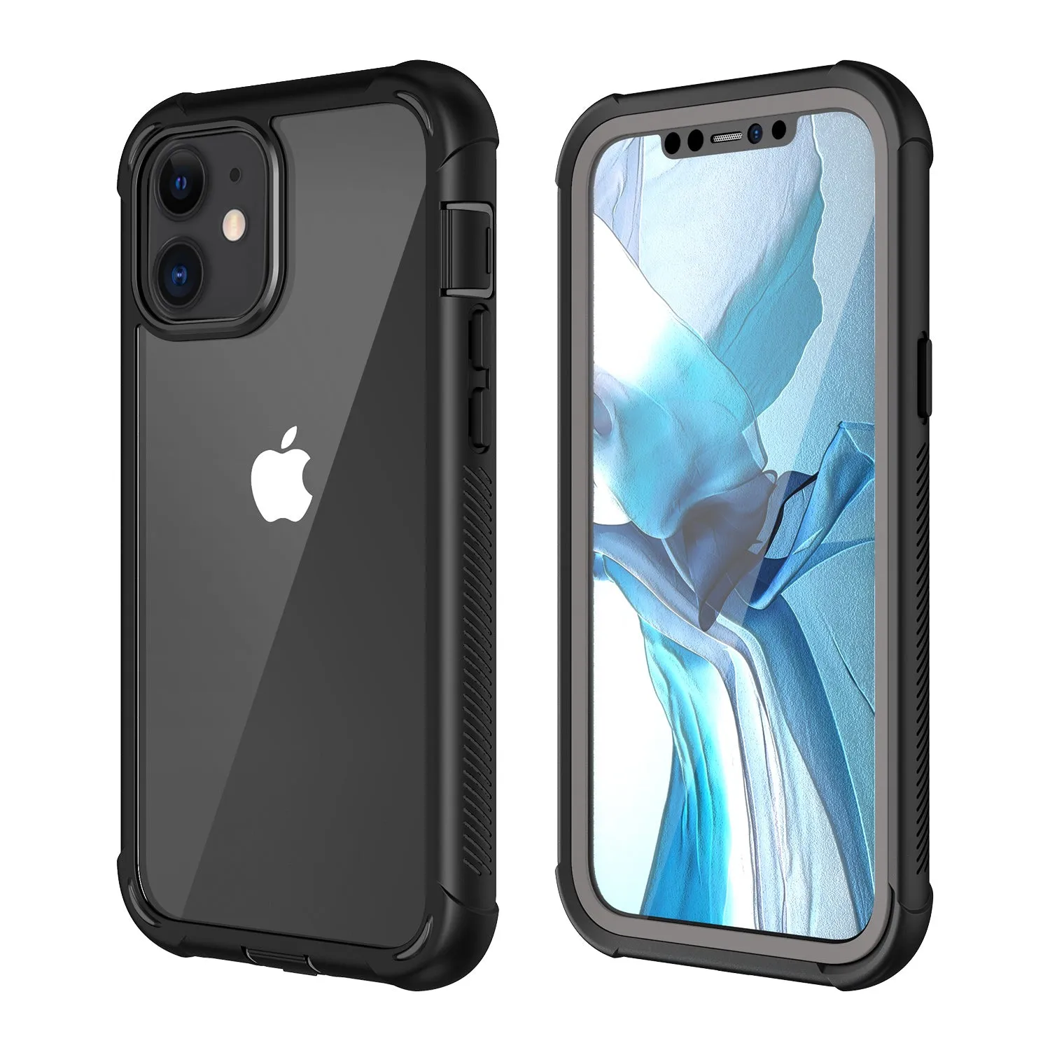 arktis 360ULTIMATE Hülle iPhone 13 schwarz mit Displayschutz