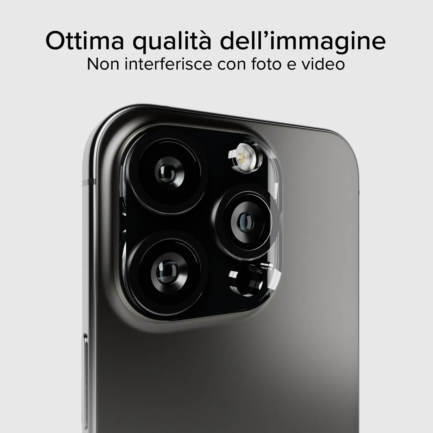 SBS Lens Protector iPhone 16 Pro Kameraschutz transparent