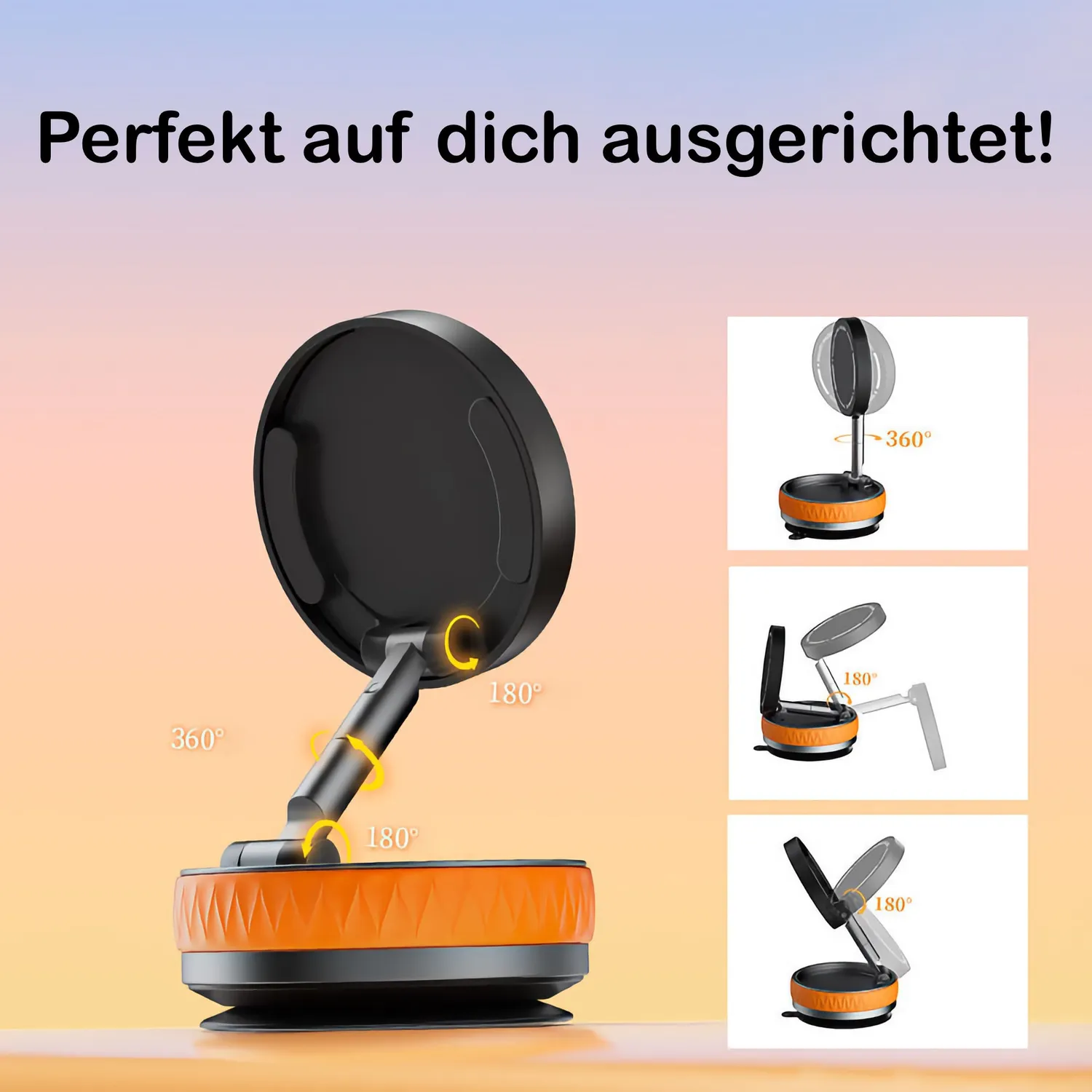arktis MagicDock iPhone MagSafe Halterung Schwarz